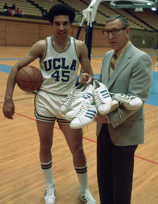 John Wooden and Henry Bibby